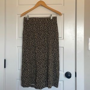 Leopard midi skirt 🐆